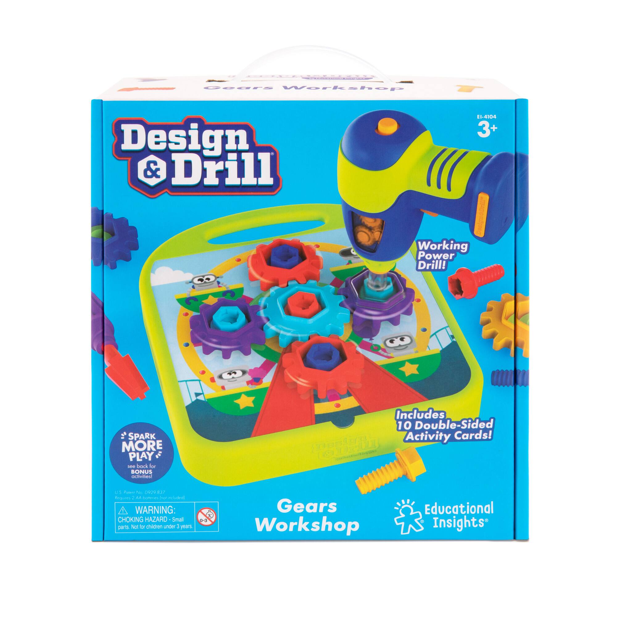 Educational Insights Design & Drill® Gears Workshop Kit